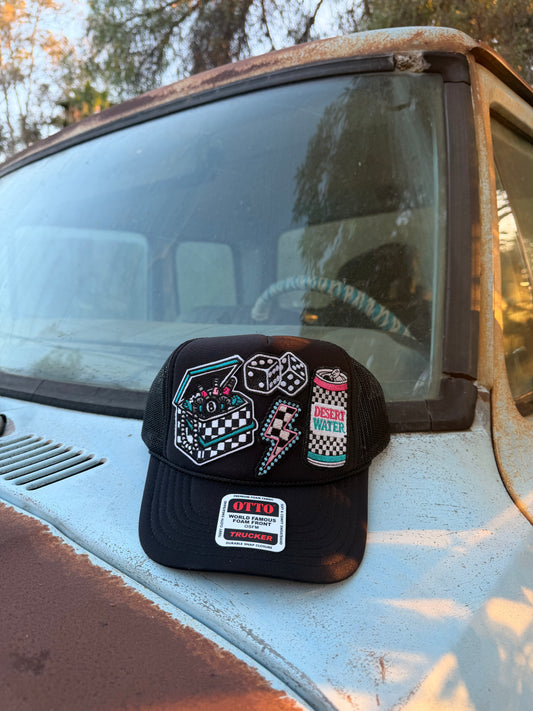 DESERT WATER TRUCKER HAT