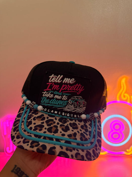 TAKE ME TO THE DUNES LEOPARD HAT