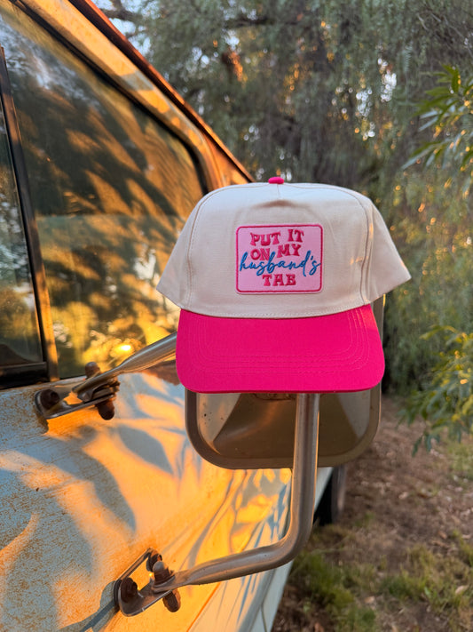 PUT IT ON MY HUSBANDS TAB HAT