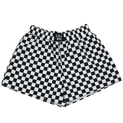 LULU MAC CHECKERED SHORTS