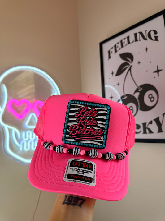 LET’S RIDE BITCHES TRUCKER HAT