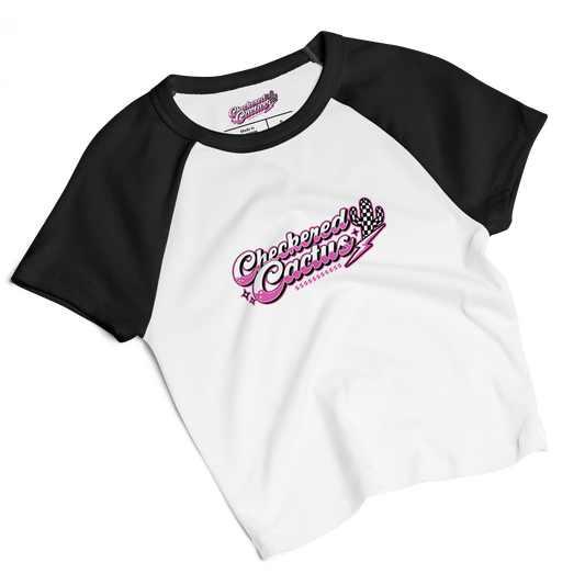CHECKERED CACTUS BABY TEE