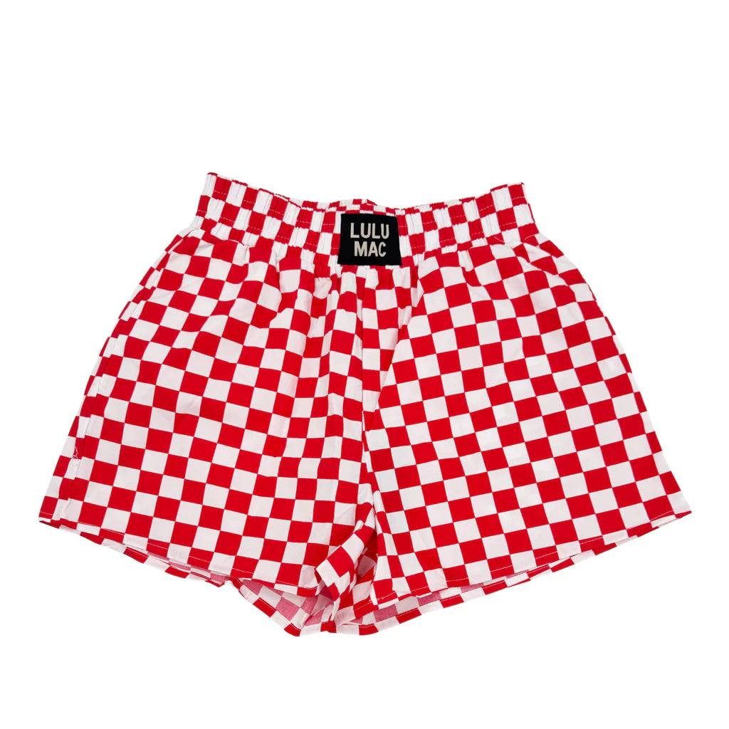 LULU MAC CHECKERED SHORTS