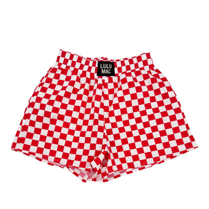 LULU MAC CHECKERED SHORTS