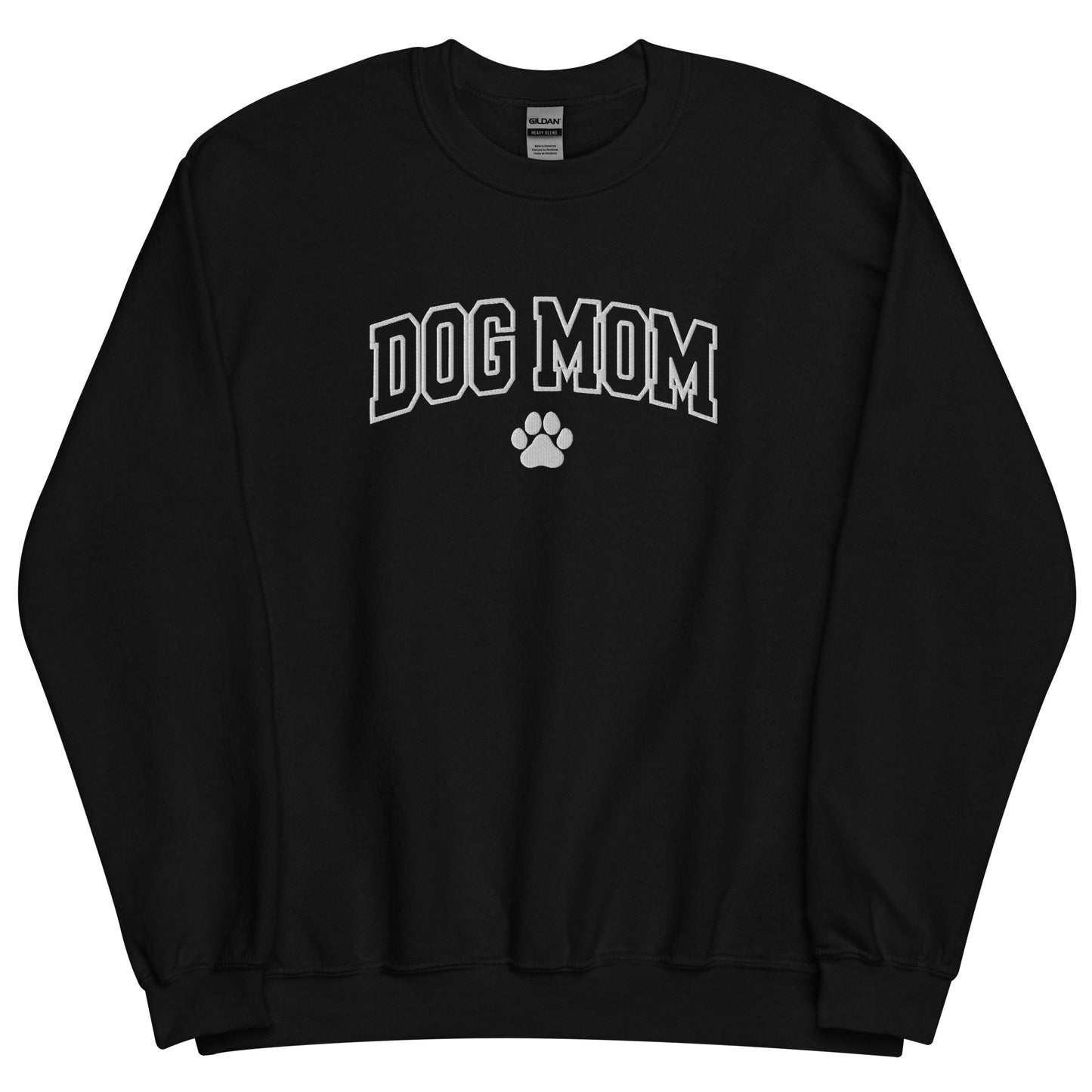 DOG MOM EMBROIDERED CREWNECK