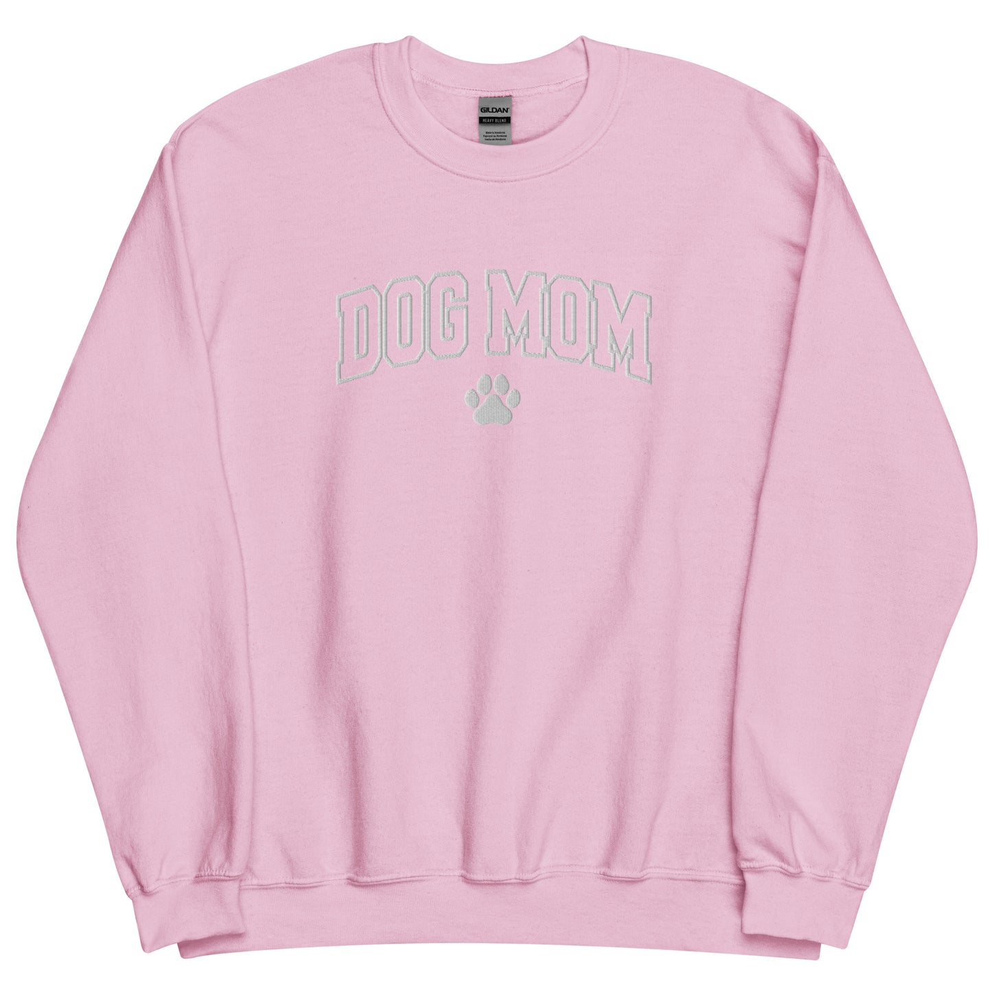 DOG MOM EMBROIDERED CREWNECK